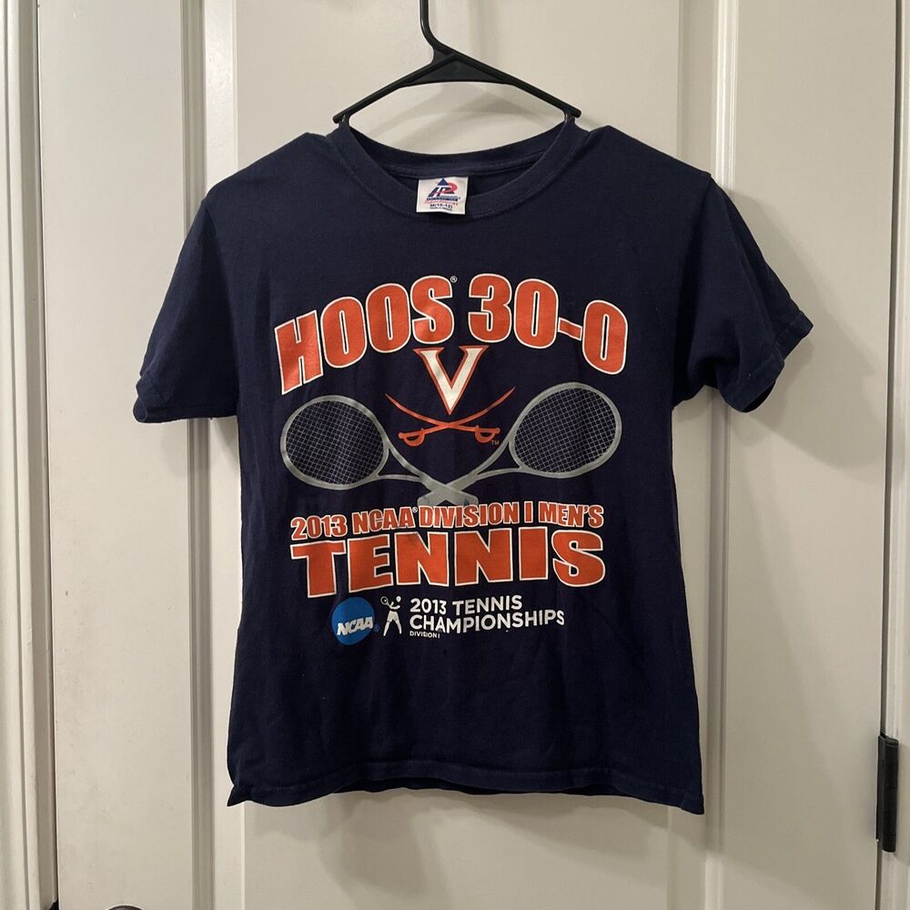 University Of Virginia Cavaliers Boys T-Shirt Graphic Tennis M 10-12 Blue